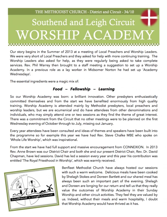 synod worship academy p1