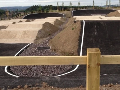 telford bmx track berms