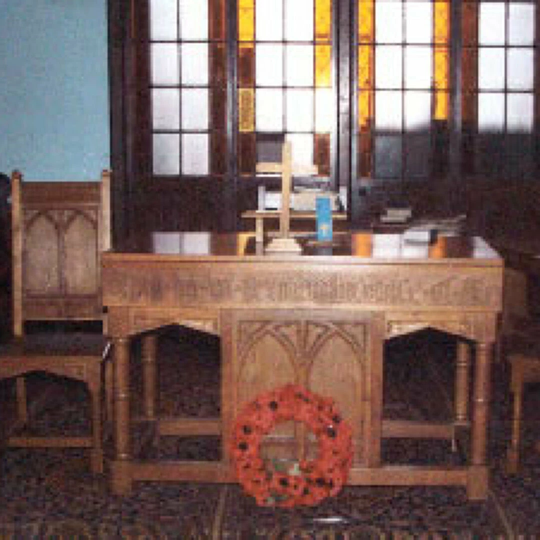 the altar in poyle church