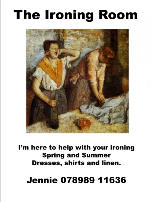 the ironing room