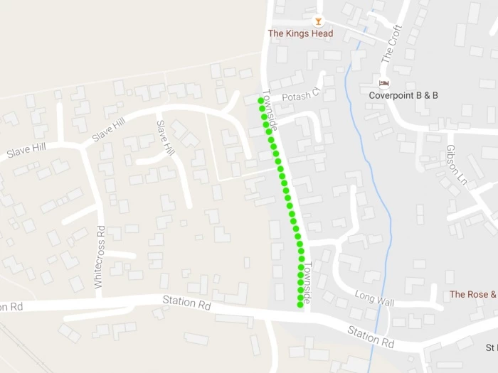 townside roadworks map