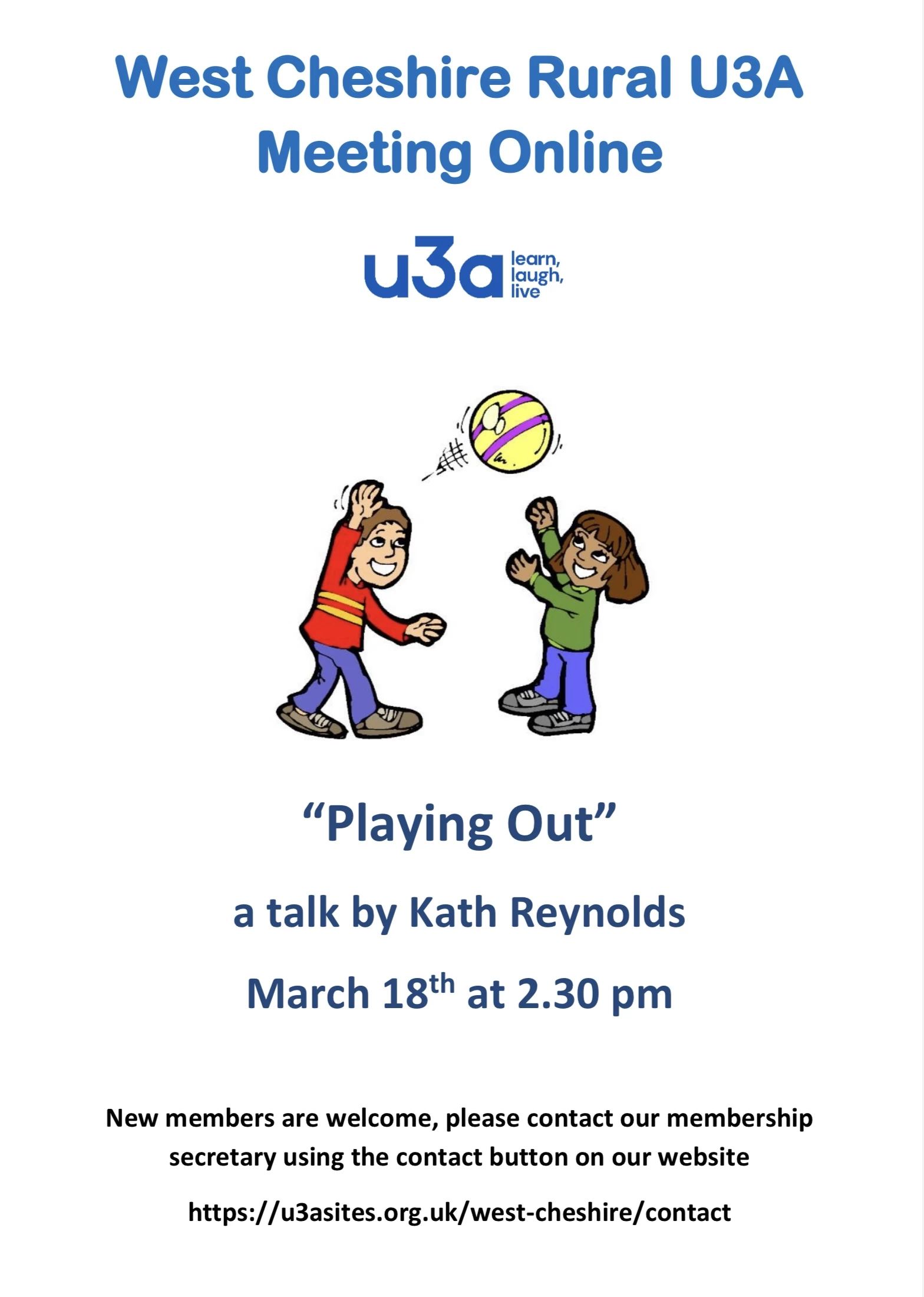 u3a march 2021