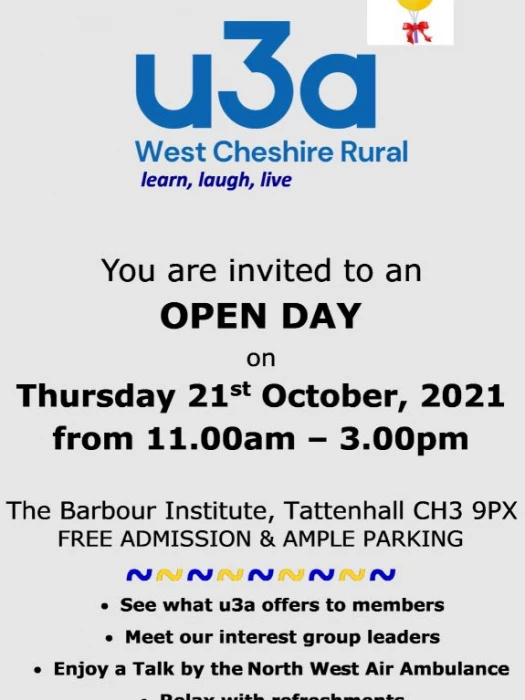 u3a open day