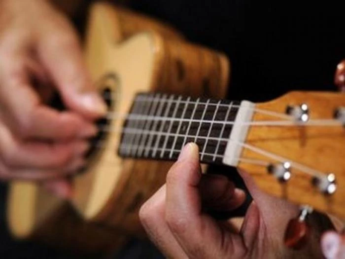 ukulele playing