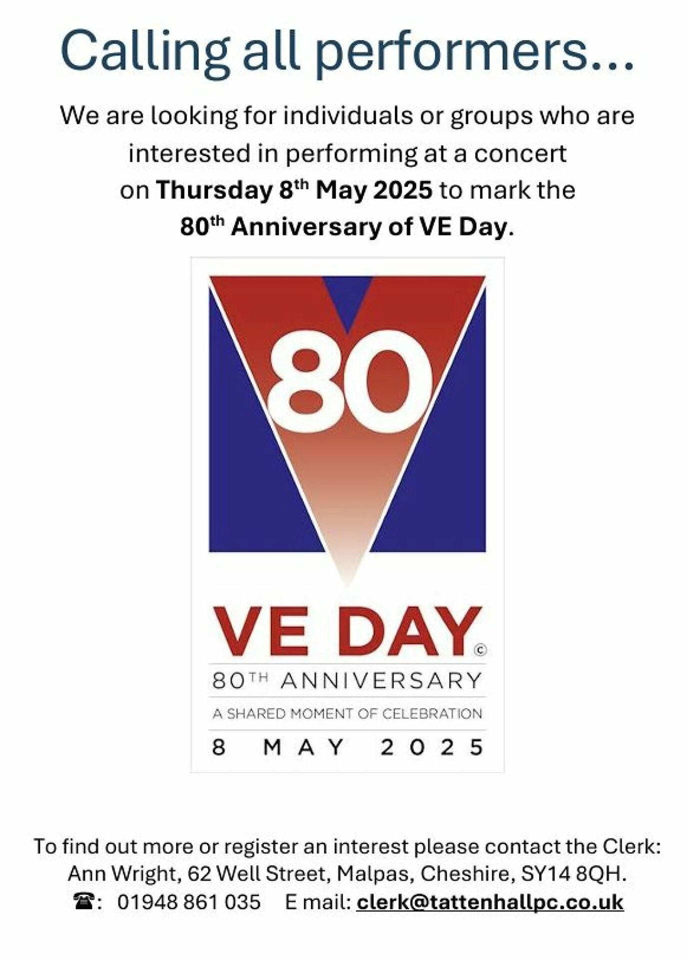 ve day performers