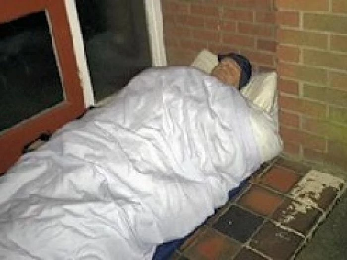 vicar sleeps rough