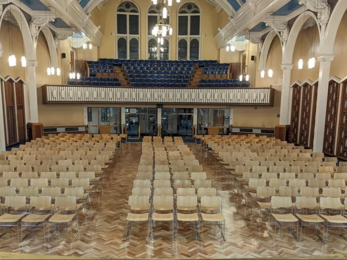 victoria hall seating after