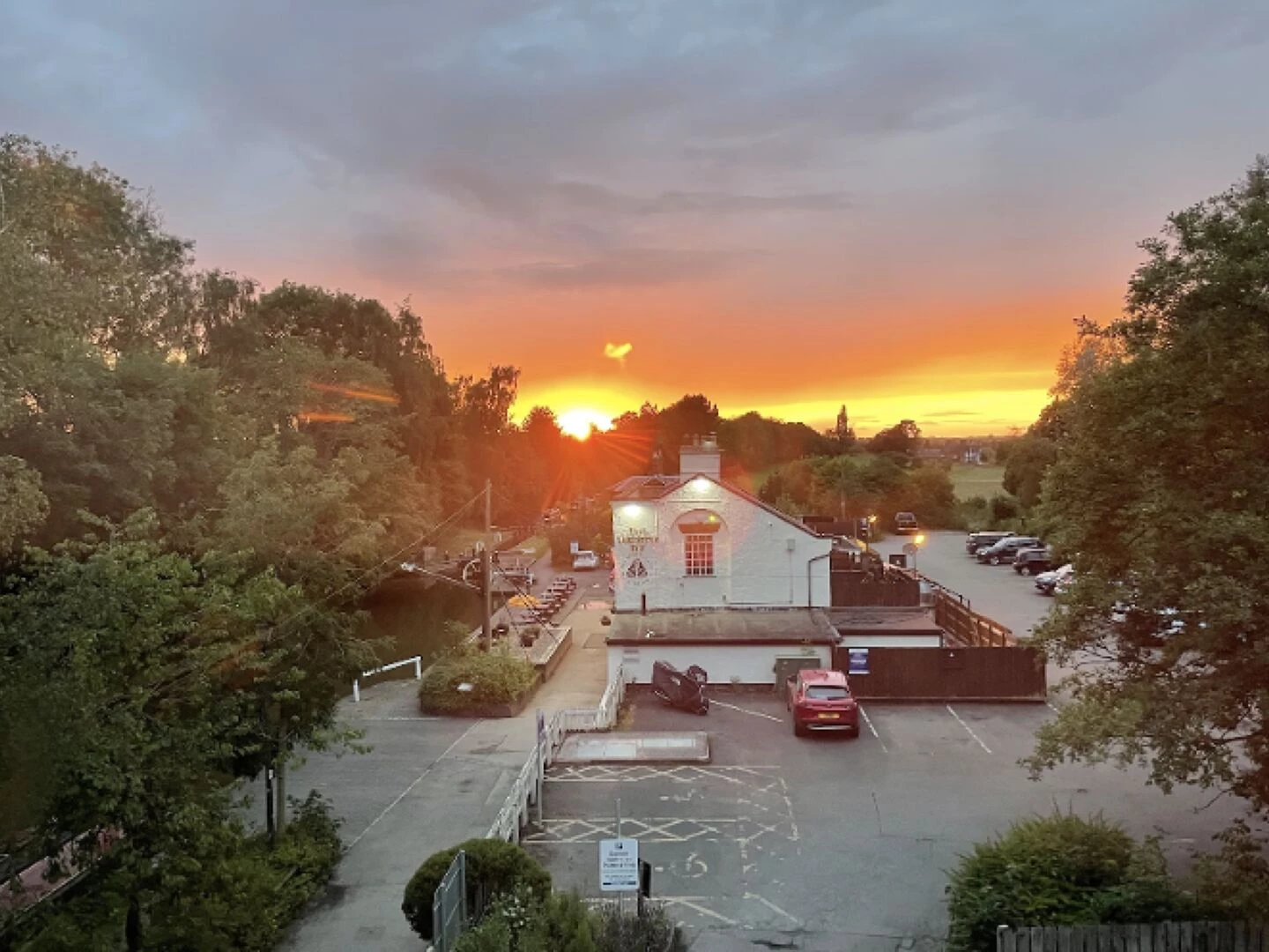 view from audlem mill
