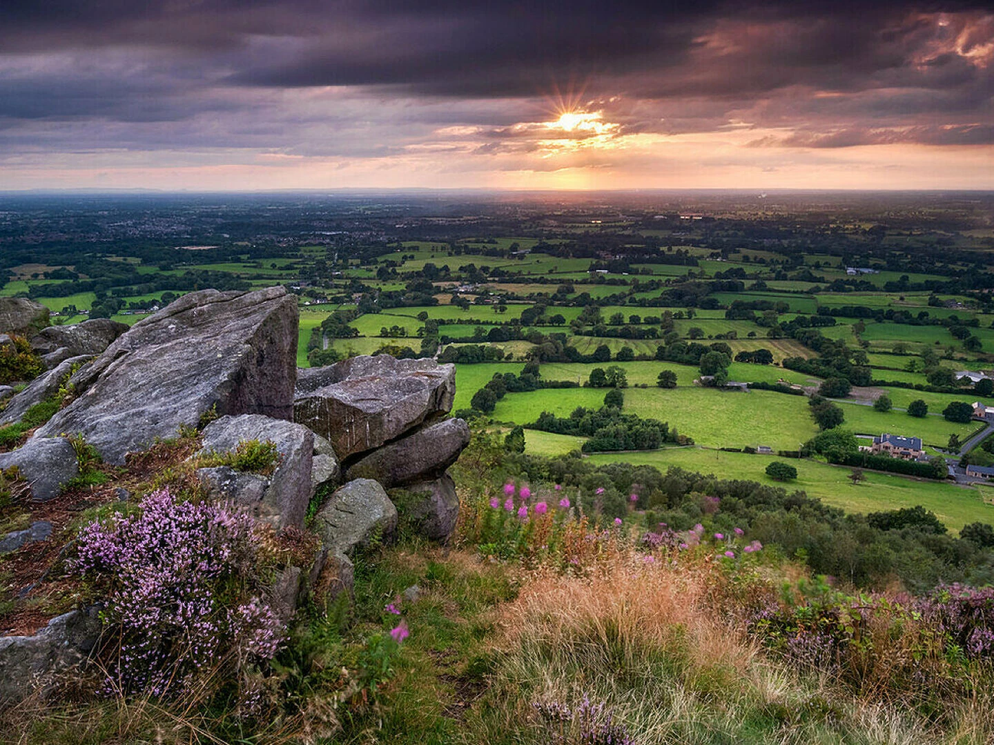 view over cheshire