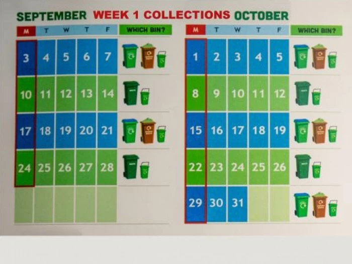 waste collection schedule week 1bb