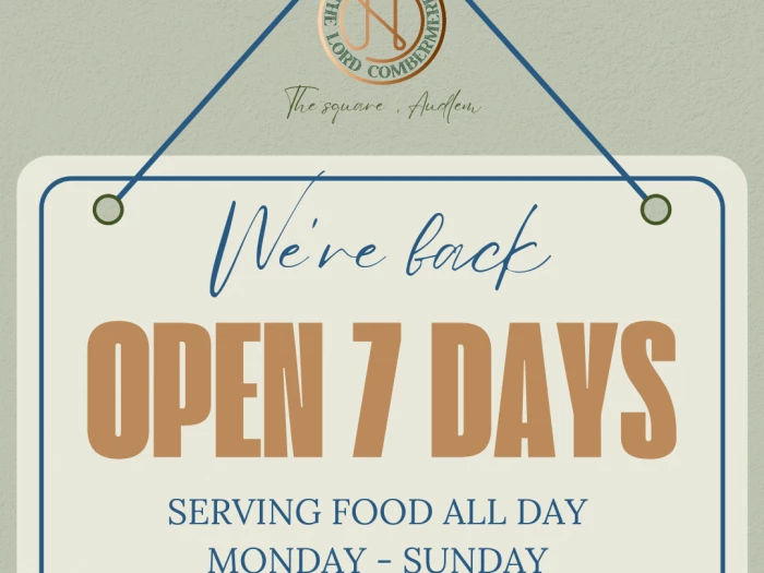 we39re open sign instagram post