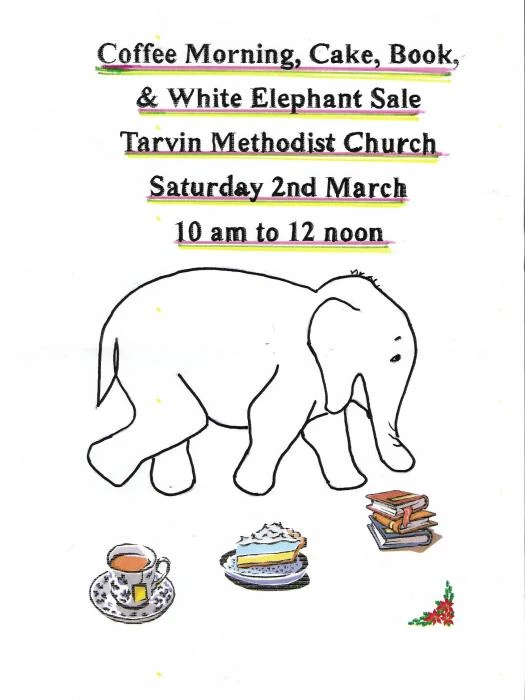 white elephant sale