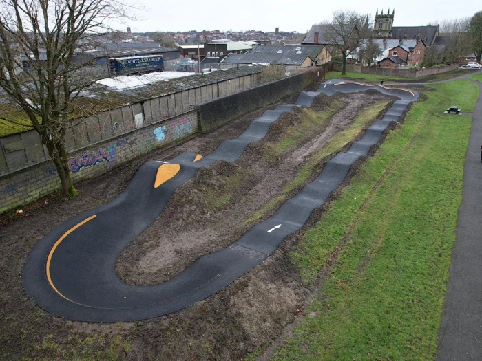 windmill street pump track long view