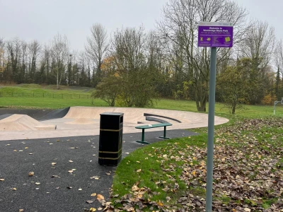 wombridge skatepark entrance
