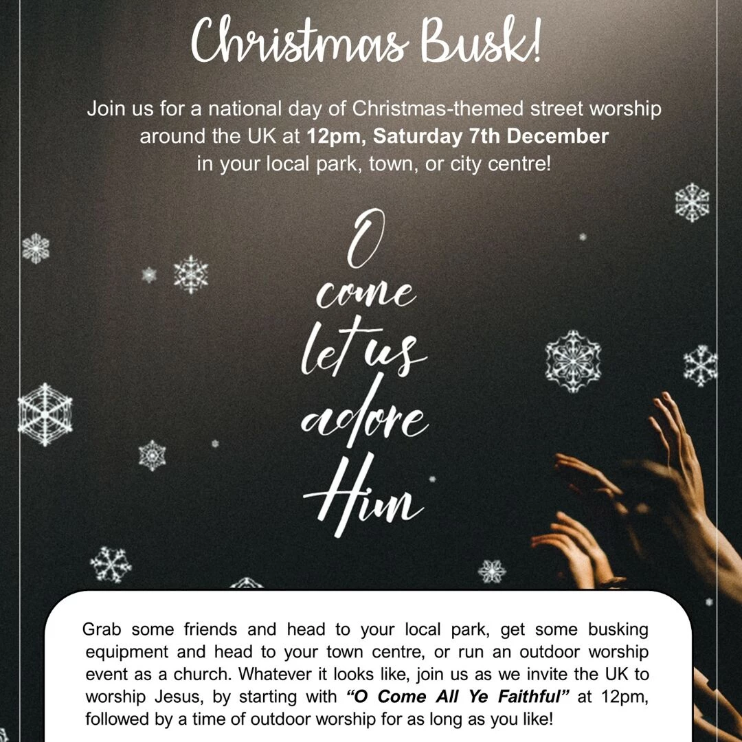 wots day  xmas busk flyer