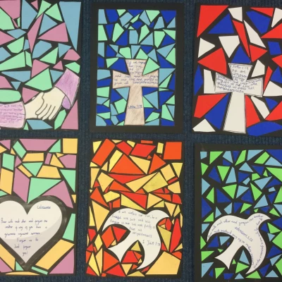 year 6 forgiveness artwork