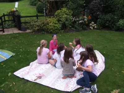 youth club beach party